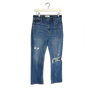 Abercrombie & Fitch the ankle straight ultra high rise Sz 29